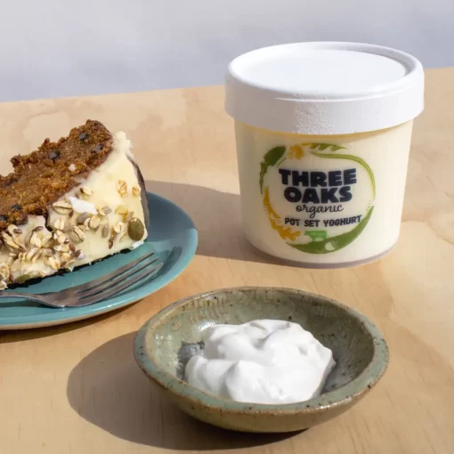 Organic Whole Milk Pot Set Yoghurt And Cake