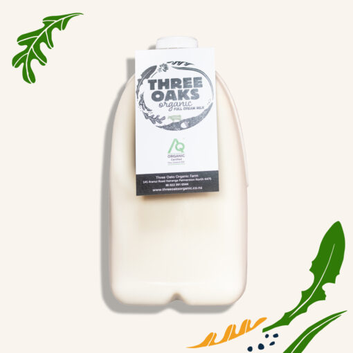 Three Oaks Organic Raw Milk 2 Litre Bottle