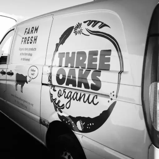 Three Oaks Organic Delivery Van